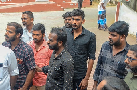 Six custodial torture victims - Esakkimuthu, Chellappa, Marimuthu, Anthony, Vetha Narayanan and Subash. (Express)