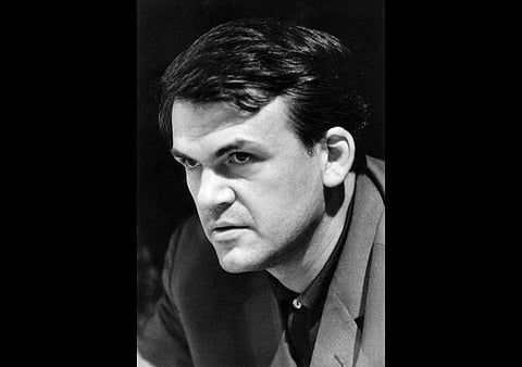 FILE - This June 27, 1967 file photo shows Milan Kundera, the legendary Czech-born author living in France. (Photo | AP)