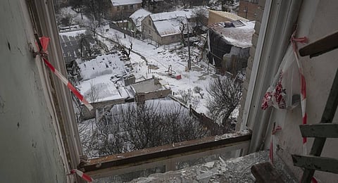 Representational image of Russian missile shelling.(Photo | AP)