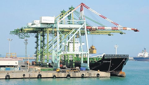 Representational image of V O Chidambaranar Port in Thoothukudi | file picture