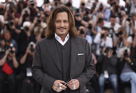 Johnny Depp poses for portrait photographs for the film 'Jeanne du Barry', at the 76th international film festival, Cannes, southern France, Wednesday, May 17, 2023. (Photo | AP)