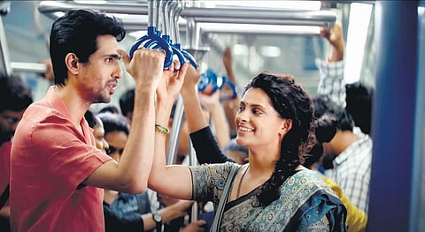 Gulshan Devaiah and Saiyami Kher in a still from the film