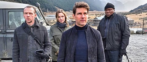 A still from the Tom Cruise-starrer Mission Impossible film
