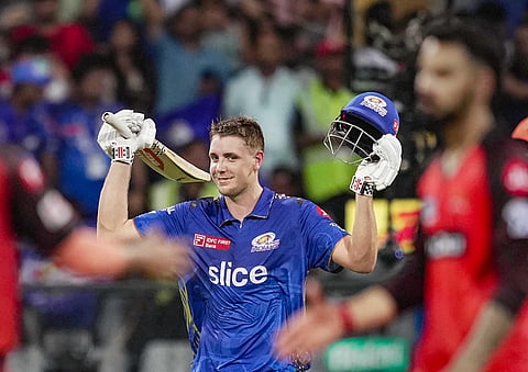 Cameron Green has previously played for Mumbai Indians and Royal Challengers Bengaluru. (Photo | PTI)