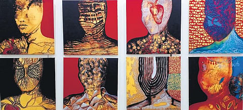 Sajitha R Shankar's personal art sanctuary.( Photos | BP Deepu)
