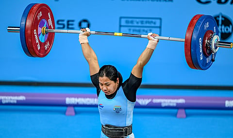 Indian weightlifter Bindyarani Devi (File photo | PTI)