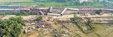 Odisha triple crash. (Photo | EPS)