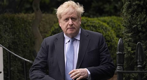 Former U.K. Prime Minister Boris Johnson. (Photo | AP)