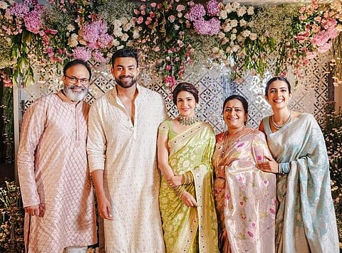 Naga Babu, Varun Tej, Lavanya Tripathi,