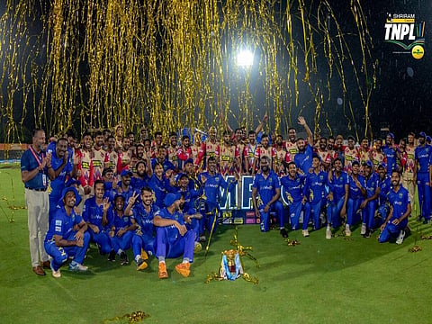 Chepauk Super Gillies and Lyca Kovai Kings were announced as the joint winners of TNPL 2022.