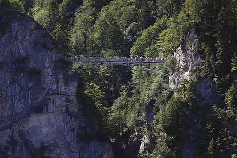 An American man has been arrested in Germany after allegedly assaulting two tourists he met near Neuschwanstein castle. The attack left one of the women dead. (Photo | AP)