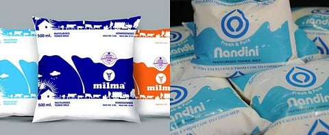 The milk federations of Kerala and Karnataka