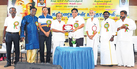 Kannadasan Award is conferred every year to two artistes