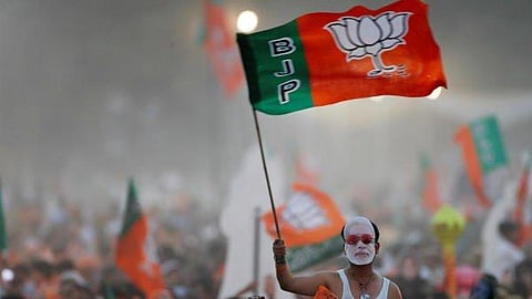 Representational image of BJP flag.