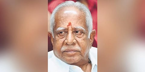 Former Chief Secretary of Tamil Nadu P Sabanayagam