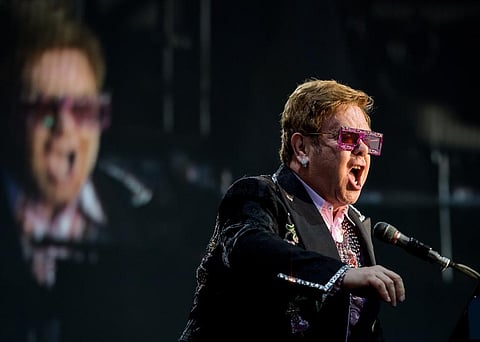 British singer-songwriter Elton John. (File Photo| AFP)
