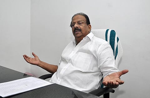 KPCC President K Sudhakaran. (File photo | B P Deepu, EPS)