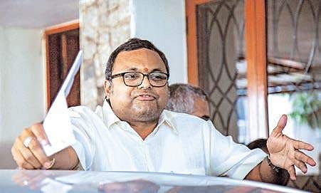 Sivaganga MP Karti P Chidambaram. (File photo)