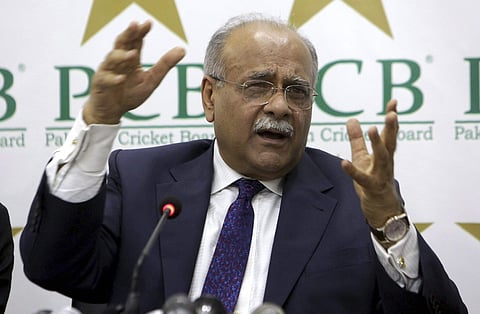 Pakistan Cricket Board Chairman Najam Sethi (File | PTI)