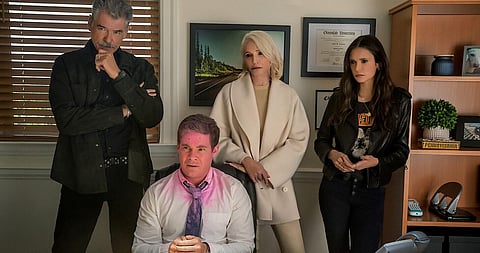 A still from 'The Out-Laws'. (Netflix)