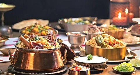 The four-day Dehlnavi trail dinner pop-up in Hyderabad can be enjoyed at ITC Kohenur. (Photo | Express)