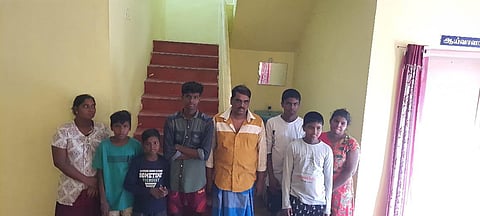 The Sri Lankan Tamils were lodged at Mandabam refugee camp. (Photo| Special arrangement)