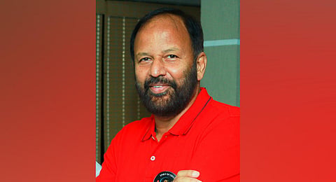 Former captain of the Kerala cricket team, K Jayaraman. (Photo | Express)