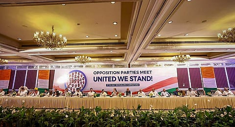 Opposition parties meet in Bengaluru (Photo | PTI)