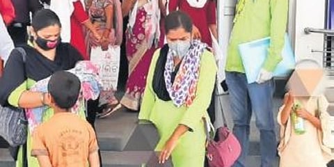 Childline officials. Image used for representational purpose (Photo | EPS)