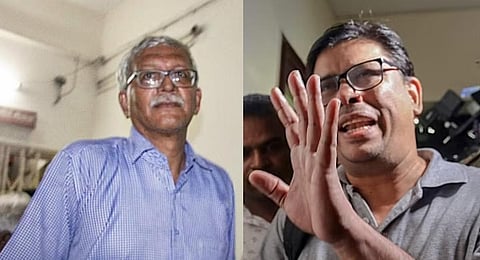 Activists Vernon Gonsalves (L) Arun Ferreira. (Photo| PTI)