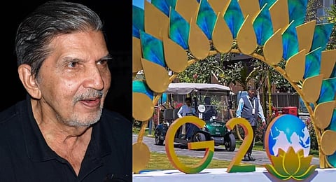 Renowned cartoonist and painter Mario de Miranda's sons said they were shocked by the alleged “illegal” use of their father's copyrighted work by the G20 organisers. (Photo | Wikiimedia Commons/PTI)