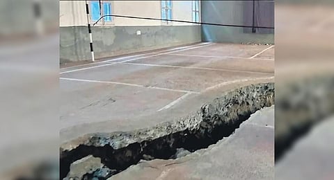 FILE -Around 868 structures have developed cracks in Joshimath. ( Photo | EPS)