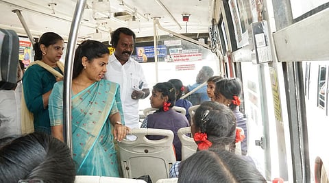 Mayor flags off educational tours for Class 11 students in Chennai