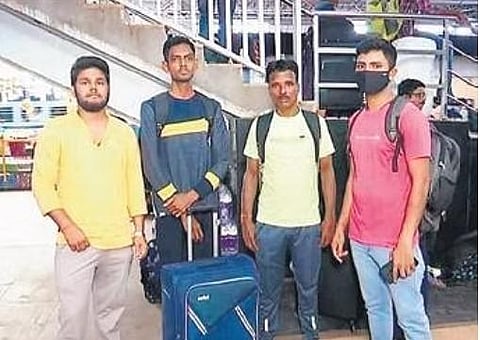 The four plumbers from Kendrapara return home | Express 