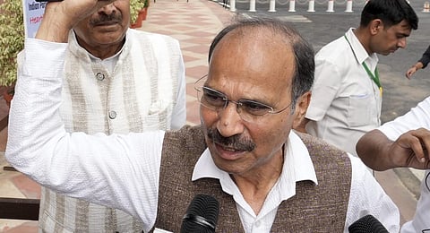 Congress MP Adhir Ranjan Chowdhury. (Photo | PTI)