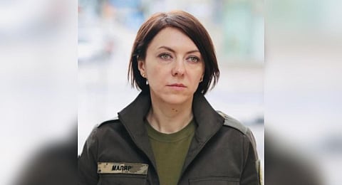 Ukraine’s deputy defence minister Hanna Maliar. (Photo | Twitter, @Maliar_Anna)