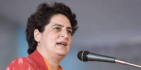 Congress general secretary Priyanka Gandhi. (Photo | PTI)