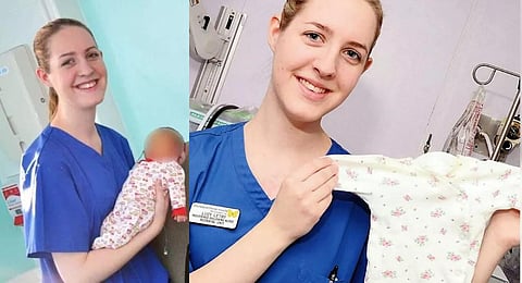 Lucy Letby, former neonatal nurse convicted of murdering seven babies in her care and trying to kill six others at a hospital in northern England.