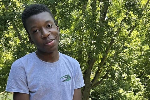 This undated photo provided by Ben Crump Law shows Ralph Yarl. Four months after he was shot in the head. (Photo | AP)
