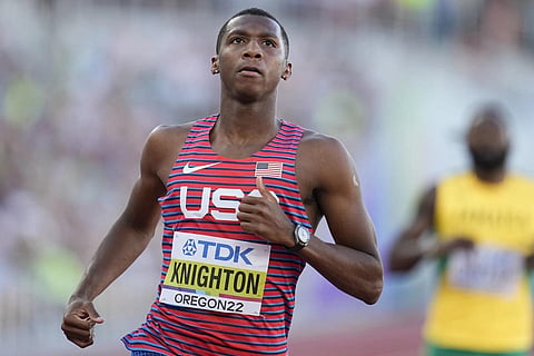 He feels patience will get him to the summit: Erriyon Knighton. (Photo | AP)