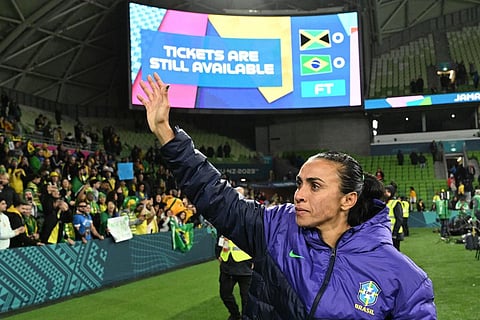 Brazilian football legend Marta Vieira da Silva. (Photo | AFP)