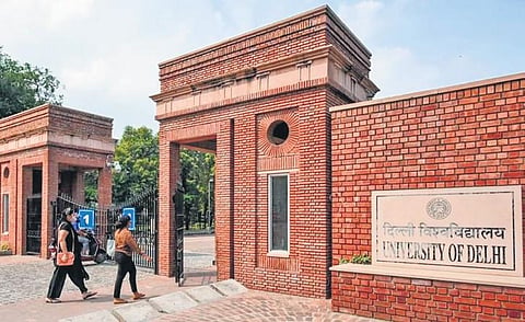 Image of the Delhi University, used for representational purposes only. (Photo | PTI)