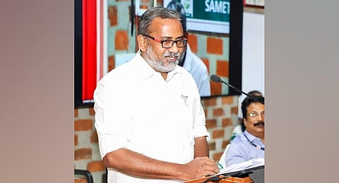 Kerala Agriculture Minister P Prasad. (Photo | Facebook)