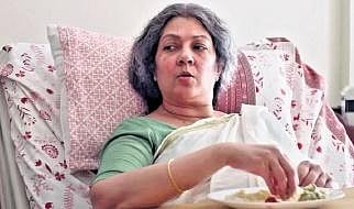 A still from the film 'Nila' starring Shanthi Krishna as Dr Malathy.