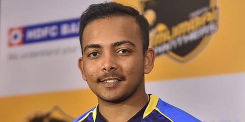 Indian batsman Prithvi Shaw (File photo | PTI)