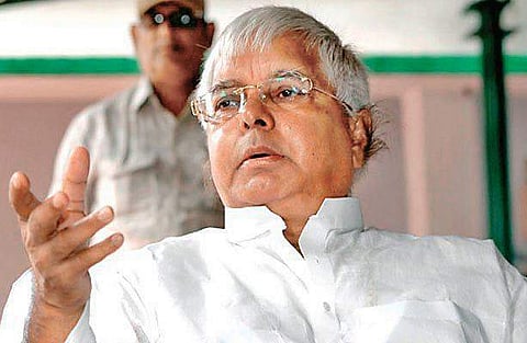 RJD supremo Lalu Prasad Yadav.