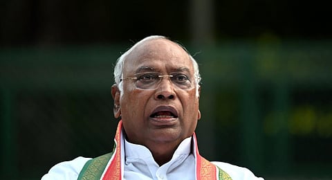 All India Congress Committee (AICC) President Mallikarjun Kharge.