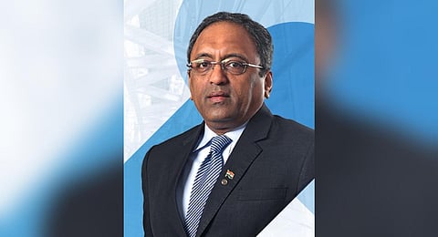 L&T chairman and managing director SN Subrahmanyan (Photo | Twitter, @larsentoubro)