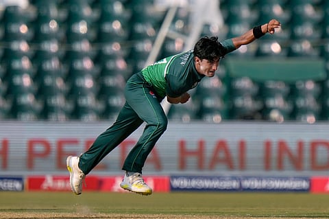 Pakistan's Naseem Shah. (Photo | AP)