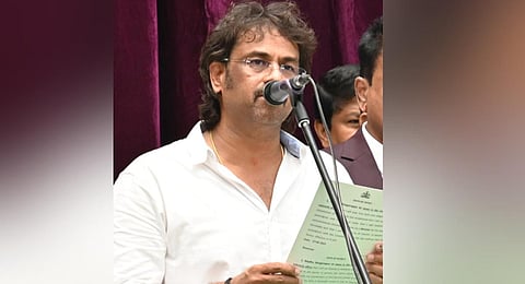 Karnataka Primary and Secondary Education Minister Madhu Bangarappa. (Photo | Express)